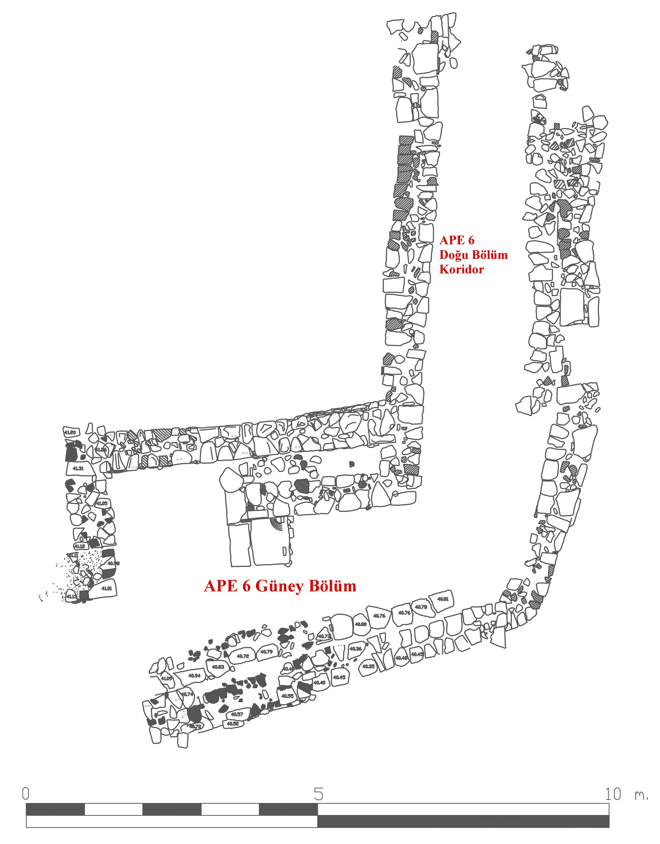 APE Odası ve Koridoru (Kazı &Ouml;ncesi ve Sonrası)