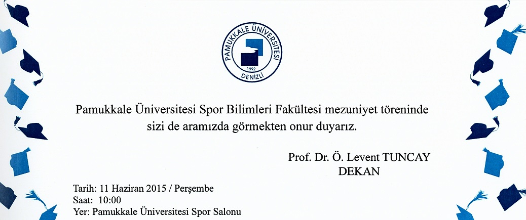 Spor Bilimleri Fakültesi Mezuniyet Töreni