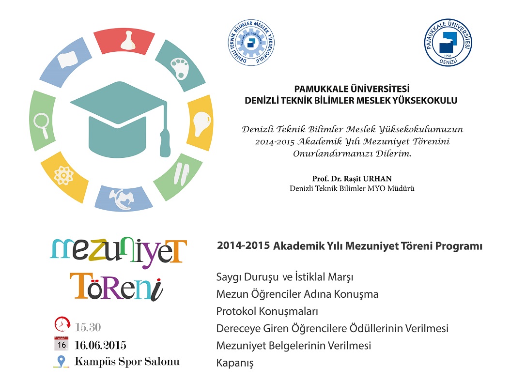 Denizli Teknik Bilimler Meslek Yüksekokulu Mezuniyet Töreni