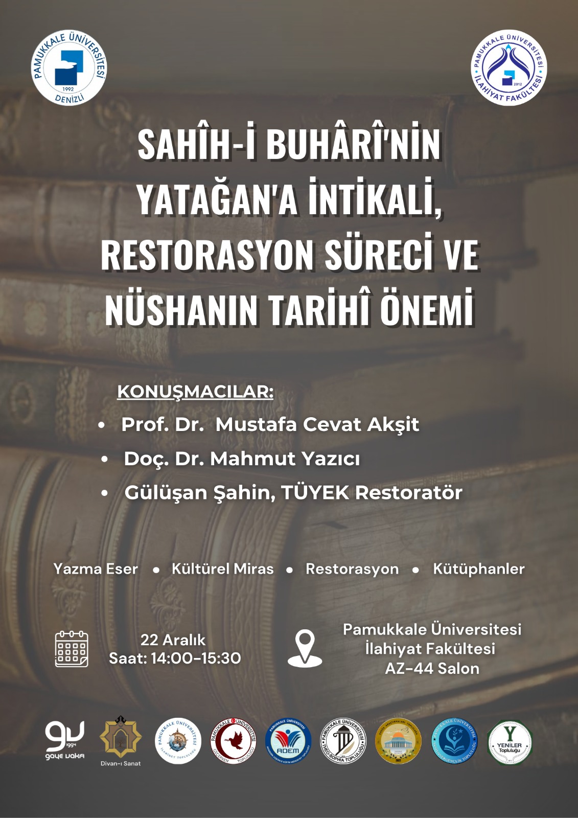 sahîh-i-buhârînin-yatagana-intikali-restorasyon-sureci-ve-nushanin-tarihî-onemi-ilmî-toplantisi-yapildi