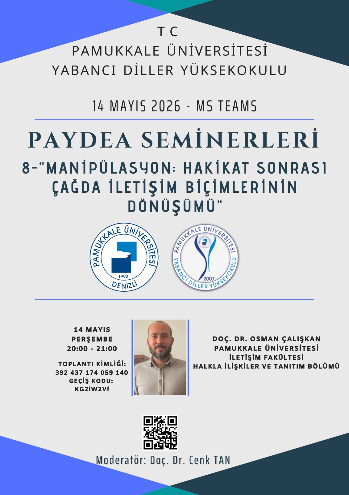8. PAYDEA Semineri -Manipülasyon: Hakikat Sonrası Çağda İletişim Biçimlerinin Dönüşümü-...