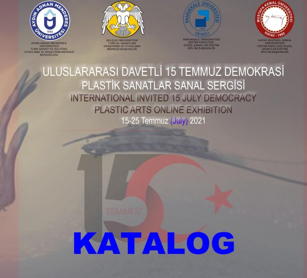 International Invitational 15 July Democracy Plastic Arts Exhibition catalogue cover