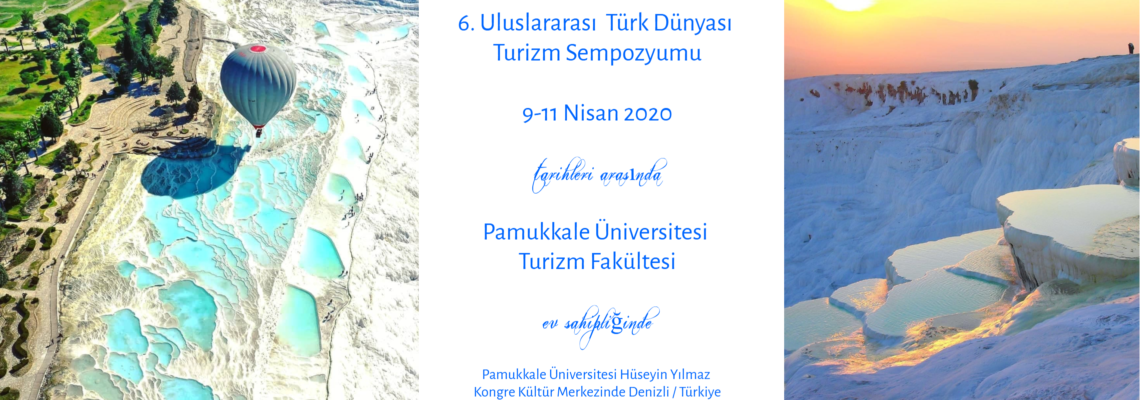 6. Uluslararası Türk Dünyası Turizm Sempozyumu afişi
