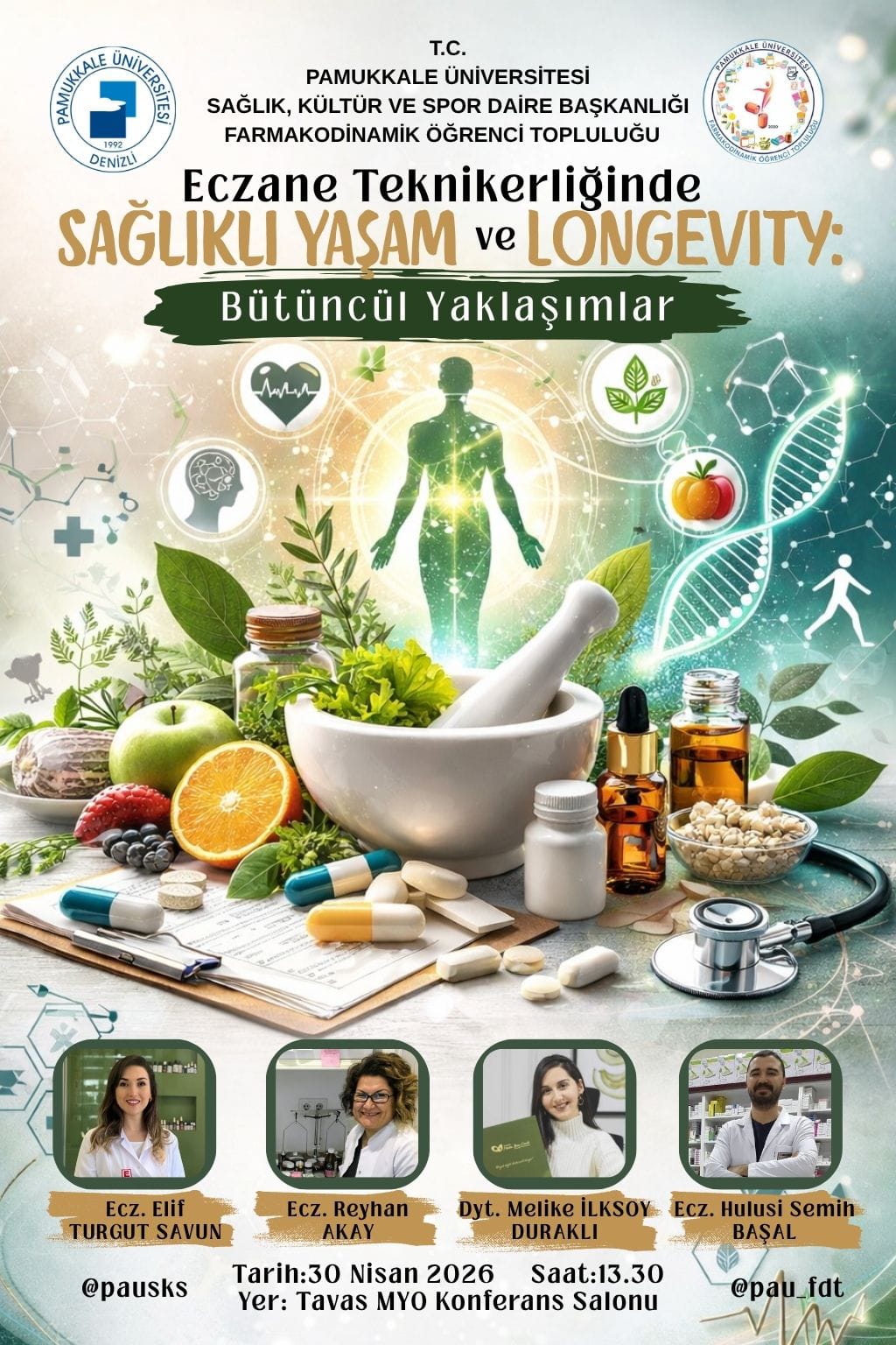 pamukkale-universitesi’nde-“eczane-teknikerliginde-saglikli-yasam-ve-longevity”-etkinligi-gerceklestirildi